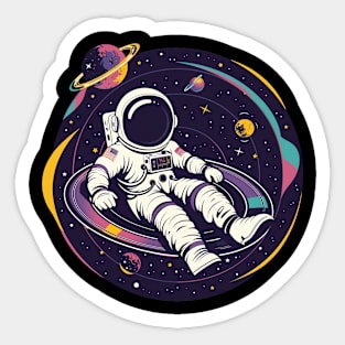 Galactic Groove: A Space Odyssey Sticker